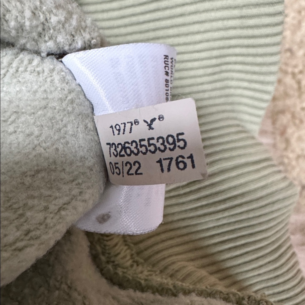 American Eagle Outfitters Size M (unisex) Green Graphic Crewneck Sweater - Picture 10 of 11